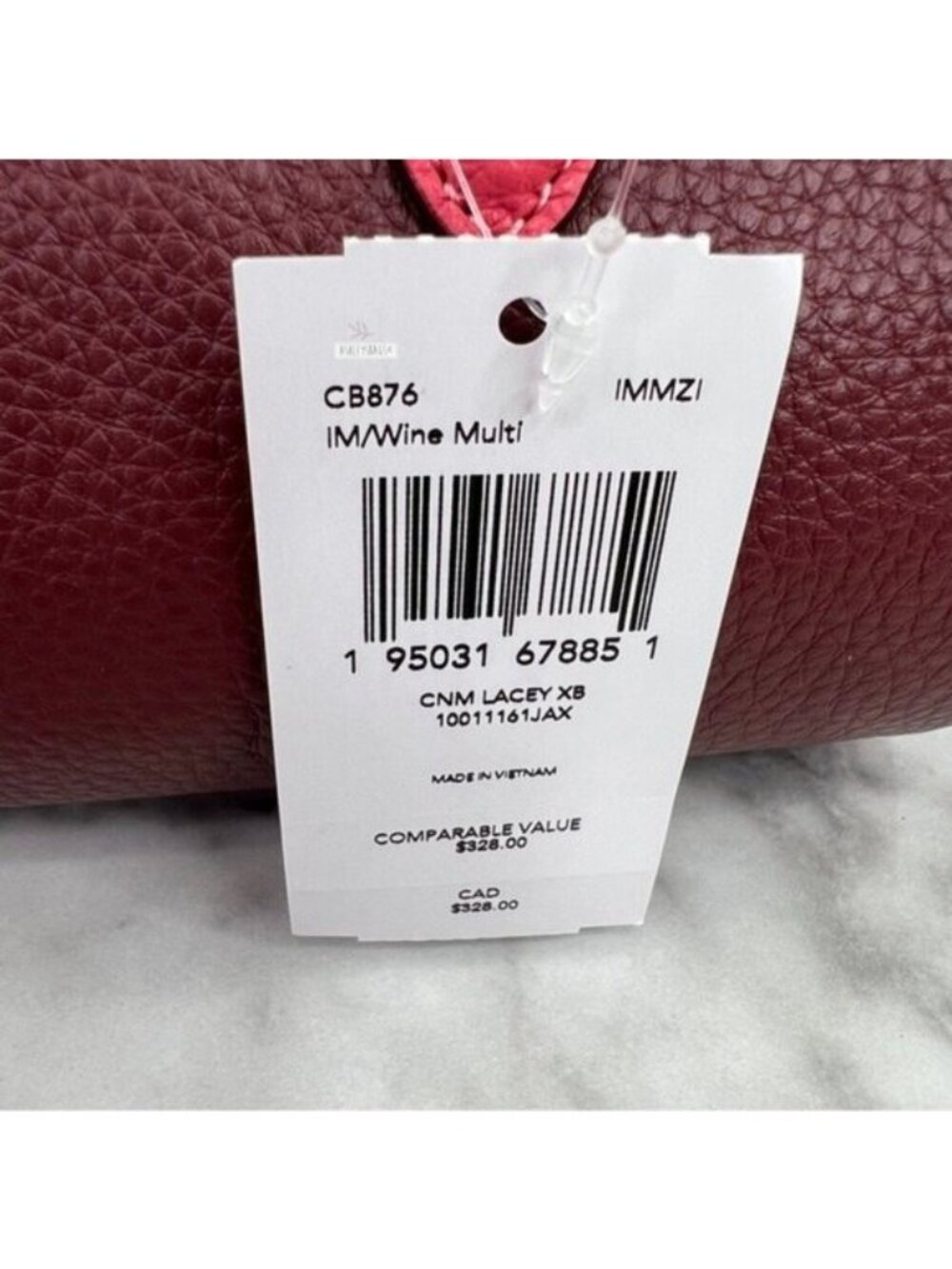 Coach Lacey Crossbody In Gold Wine Multi - Picture 10 of 12